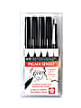 Sakura Pigma Sensei Manga Drawing Kit, 6-Piece Set, Black Ink, Pack Of 2 1 thumbnail image