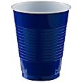 Amscan Go Brightly Plastic Cups, 18 Oz, Royal Blue, Pack Of 16 Cups 1 thumbnail image