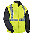 Ergodyne GloWear® 8287 Type R Class 2 High-Visibility Thermal Jacket With Removable Sleeves, 2X, Lime 1 thumbnail image