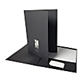 Custom 1-Color Foil Stamped 1- Or 2-Pocket Presentation Folders, 9" x 12", Box Of 50 Folders