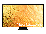 Samsung QN75QN800BF - 75" Diagonal Class (74.5" viewable) - QN800B Series LED-backlit LCD TV - Neo QLED - Smart TV - Tizen OS - 8K (4320p) 7680 x 4320 - HDR - Quantum Mini LED - stainless steel 1 thumbnail image