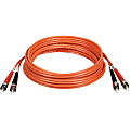 Tripp Lite 30M Duplex Multimode 62.5/125 Fiber Optic Patch Cable ST/ST 100' 100ft 30 Meter, N30230M 1 thumbnail image