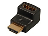 Eaton Tripp Lite Series HDMI Right Anlge Up Adapter / Coupler Compact M/F - HDMI adapter - HDMI male to HDMI female - black - right-angled connector 1 thumbnail image