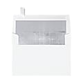 LUX Invitation Envelopes, A7, Peel & Stick Closure, Silver/White, Pack Of 1,000 1 thumbnail image