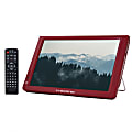 Trexonic Ultra-Lightweight 12" LED 1080p Portable TV, Red, 995115335M 1 thumbnail image