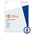 Microsoft Office Professional 2013 for Windows, 1 PC - Download