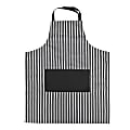 Better Houseware Adjustable Striped Apron, Black 1 thumbnail image
