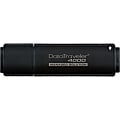 Kingston 4GB DataTraveler 4000-Managed USB 2.0 Flash Drive - 4 GB - USB 2.0 - 18 MB/s Read Speed - 10 MB/s Write Speed - 5 Year Warranty - TAA Compliant 1 thumbnail image