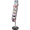 Alba Display Rack - 400 x Sheet, 7 x Document - 7 Compartment(s) - 59.1" Height%Floor - Metal - 1 Each