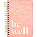 Markings by C.R. Gibson® Leatherette Spiral-Bound Journal, 5-9/16" x 8-7/16", College Ruled, 200 Pages, Wellness