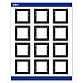 Avery® Print-To-The-Edge Cards With Sure Feed®, S00-DKV-PRMWC10, 2" x 2", Matte White, Preprinted Black & White Polka Dots Design, Pack Of 120 1 thumbnail image