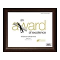 Timeless Frames® Englewood Award Frame, 8 1/2" x 11", Cordovan