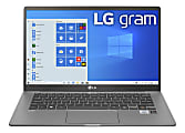 LG gram Ultra-Slim Laptop, 14" Screen, Intel® Core™ i7, 16GB Memory, 512GB Solid State Drive, Wi-Fi 6, Windows® 10, Dark Silver, 14Z90N-U.AAS7U1 1 thumbnail image