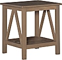 Linon Rockport End Table, Driftwood