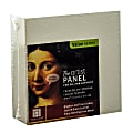 Ampersand Artist Panel Canvas Texture Cradled Profile, 4" x 4", 1 1/2", Pack Of 2