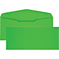 Quality Park Colored Business Envelope - Business - #10 - 9 1/2" Width x 4 1/8" Length - 28 lb - Gummed - Wove - 25 / Pack - Green 1 thumbnail image
