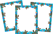 Barker Creek Designer Computer Paper, 8-1/2” x 11”, Kai Ola Sea Turtles, 150 Sheets Per Set 1 thumbnail image
