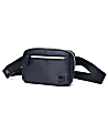 Kenneth Cole Women's Sophie Silky Nylon Belt Bag, 8-1/2”H x 5-1/4”W x 1-15/16”D, Black 1 thumbnail image