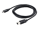 StarTech.com 2m 6ft USB C to USB B Cable - Black 1 thumbnail image
