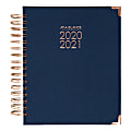 AT-A-GLANCE® Harmony Academic Daily/Monthly Planner, 7" x 8-3/4", Navy, July 2020 to June 2021, 6099-806A-20
