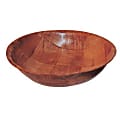 Winco Woven Wood Salad Bowl, 6"