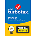 TurboTax® Premier 2021 Federal + E-File & State, For PC/Mac, Disc Or Download