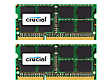 Crucial - DDR3 - kit - 16 GB: 2 x 8 GB - SO-DIMM 204-pin - 1333 MHz / PC3-10600 - CL9 - 1.35 / 1.5 V - unbuffered - non-ECC 1 thumbnail image