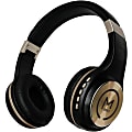 Morpheus 360® SERENITY Wireless Over-the-Ear Headphones, Black/Gold HP5500G - Stereo - Mini-phone (3.5mm) - Wired/Wireless - Bluetooth - 32 Ohm - 20 Hz - 22 kHz - Over-the-head - Binaural - Circumaural - Gold, Black