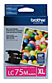 Brother® LC75 High-Yield Magenta Ink Cartridge, LC75M