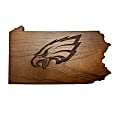 Imperial NFL Wooden Magnetic Keyholder, 9”H x 5-1/2”W x 3/4”D, Philadelphia Eagles