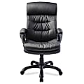 High-Back Massage Chair, 48 2/5"H x 26 1/5"W x 29 9/10"D, Black