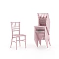 Flash Furniture Child's Party And Event Chiavari Chairs, Pink, Pack Of 10 Chairs