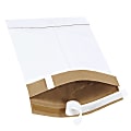 Partners Brand White Self-Seal Padded Mailers, #0, 6" x 10", Pack Of 250