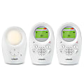 VTech Digital Audio Baby Monitor With Enhanced Range And 2 Parent Units, 1.93"H x 8.4"W x 4.32"D, White 1 thumbnail image