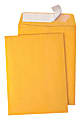 Quality Park® Redi-Strip™ Catalog Envelopes, 9" x 12", Self-Adhesive, Brown Kraft, Box Of 100