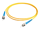 C2G 15m ST-ST 9/125 Simplex Single Mode OS2 Fiber Cable - Yellow - 50ft - Patch cable - ST single-mode (M) to ST single-mode (M) - 15 m - fiber optic - simplex - 9 / 125 micron - OS2 - yellow