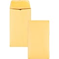 Quality Park Kraft Coin / Small Parts Envelopes - Coin - #6 - 3 3/8" Width x 6" Length - 28 lb - Gummed Flap - Kraft - 500 / Box - Brown