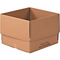 Partners Brand Corrugated Deluxe Moving Boxes, 24" x 24" x 18", Kraft, Pack Of 10