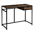 Monarch Specialties Riva 43"W Computer Desk, Brown 1 thumbnail image