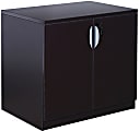 Boss Office Products 31"W Storage Cabinet, Mocha