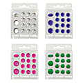 Fashion Pushpins, 3/10", Round Shape, Jewels, Assorted Colors, Pack Of 15 1 thumbnail image