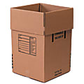 Partners Brand Corrugated Dish Moving Boxes, 18" x 18" x 28", Kraft, Pack Of 5 1 thumbnail image