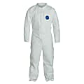 DuPont™ Tyvek® 400 Coveralls, Medium, White, Pack Of 25 Coveralls