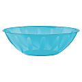 Amscan 10-Quart Plastic Bowls, 5" x 14-1/2", Caribbean Blue, Set Of 3 Bowls