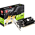 MSI NVIDIA GeForce GT 1030 Graphic Card - 2 GB DDR4 SDRAM - Low-profile - 1.19 GHz Core - 1.43 GHz Boost Clock - 64 bit Bus Width - PCI Express 3.0 x16 - DisplayPort - HDMI 1 thumbnail image