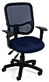 OFM Mesh Comfort Series Fabric Mid-Back Task Chair With Arms, Navy/Black 1 thumbnail image