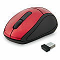 Verbatim® Wireless Mini Travel Mouse, Red