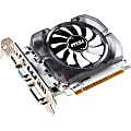 MSI N730-4GD3V2 GeForce GT 730 Graphic Card - 700 MHz Core - 4 GB DDR3 SDRAM - Dual Slot Space Required - 128 bit Bus Width - Fan Cooler - OpenGL 4.4, DirectX 12 - 1 x HDMI - 1 x VGA - 1 x Total Number of DVI (1 x DVI-I) - PC - 2 x Monitors Supported