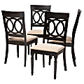 Baxton Studio 9731 Dining Chairs, Sand, Set Of 4 Chairs 1 thumbnail image