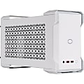 Line Cooler Master MasterCase NC100 Computer Case - Ultra Compact - White - Steel, ABS Plastic - 2 x 3.62" x Fan(s) Installed - 1 - Power Supply Installed - NUC (UCFF) Motherboard Supported - 2 x Fan(s) Supported 1 thumbnail image
